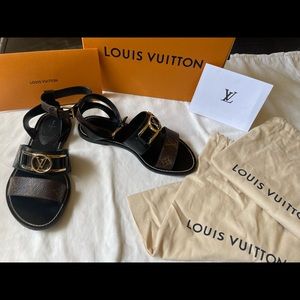 Louis Vuitton Academy Flat Sandals